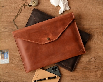 Handmade leather folder, Leather document holder, Folder Case, office paper case, file folder portfolio folder, Bag For Documents