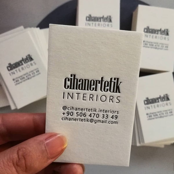 Custom Letterpress Etsy