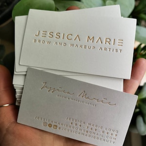 Duplex Business Card, Custom Letterpress Printing Business Card, Letterpress Business Card, Made to Order