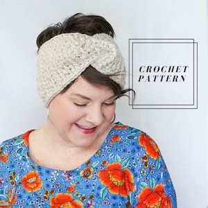 Haakpatroon || Patroon gehaakte hoofdband || Patroon gehaakte oorwarmer || Fiona-hoofdbandpatroon || Haaklessen