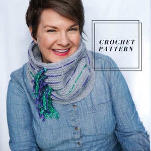 Fearless Cowl Pattern || Crochet Cowl Pattern || Beginner Crochet || Modern Crochet || Crochet Scarf || DIY Cowl Pattern || SEK Handmade