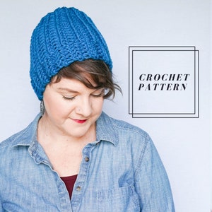 Be Bold Hat Pattern || Bulky Crochet Hat Pattern || Crochet Beanie Pattern || Crochet Toque Pattern || Easy Crochet || Modern Crochet