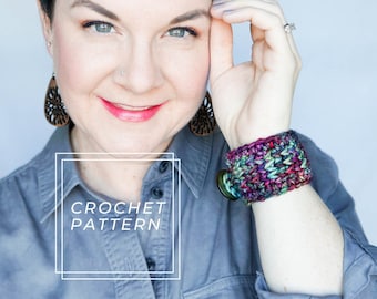 All Hearts Crochet Bracelet Pattern | Modern Armreif (PDF-Schnittmuster)