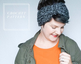Crochet Pattern || Crochet Headband Pattern || Crochet Earwarmer Pattern || Modern Crochet || Astoria Headband Pattern || Easy Crochet