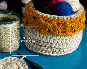 First Bud Basket || Crochet Basket Pattern || Crochet Home Décor || Crochet Pattern || PDF Pattern || Crochet Tutorial || Beginner Crochet