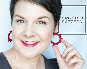 Aspen Crochet Earring Pattern || Crochet Pattern || Crocheting Pattern || Earring Pattern || Instant Download || DIY Earring Pattern