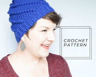 Crochet Hat Pattern || Boho Crochet Hat || Child's Crochet Hat || Adult Crochet Hat || Ellery Hat Pattern || Crochet Beanie || Crochet Toque