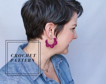Grand Arches Crochet Earring Pattern || Crochet Earring || Crochet Pattern || Crochet Jewelry Pattern || DIY Jewelry Pattern