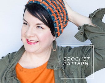 Crochet Pattern || Crochet Hat Pattern || Crochet Beanie Pattern || Crochet Toque Pattern || Arlitt Hat Pattern || Beginner Crochet