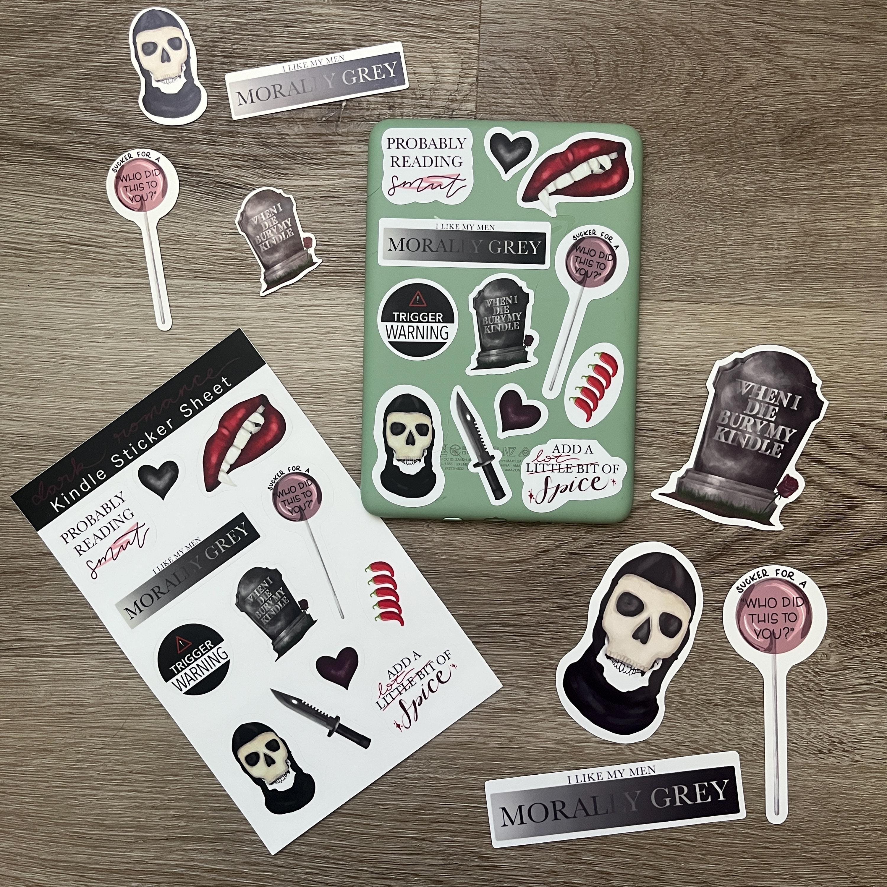 Tpl Sticker Morally Grey Men Glossy Vinyl Sticker - Dark Romance Reader - Etsy