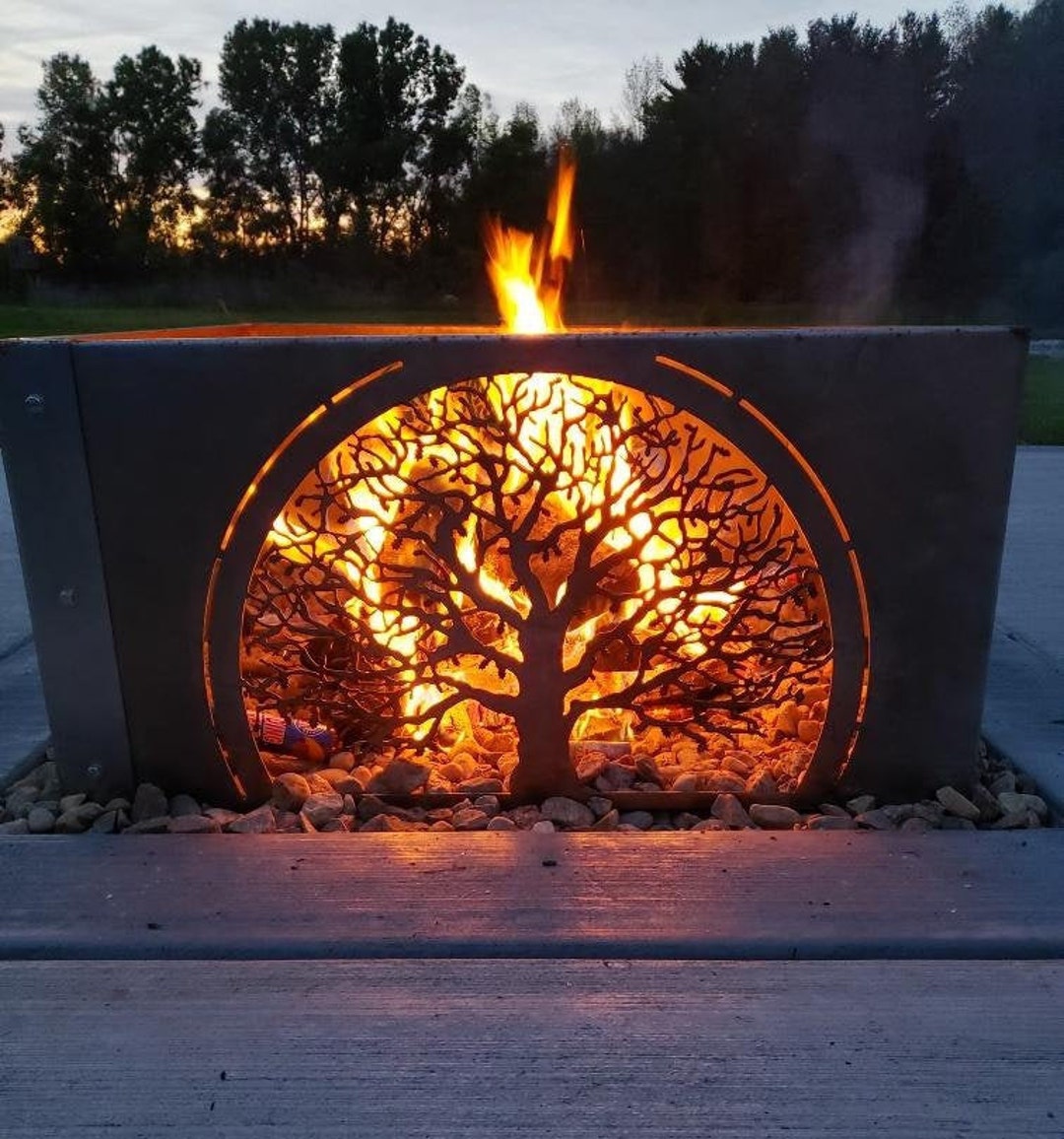 Amazon.com: Tabletop Fire Pit with Smores Kit, Table Top