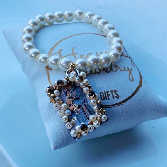 Saint Anthony San Antonio Scapular Bracelet affordable Gift | Etsy