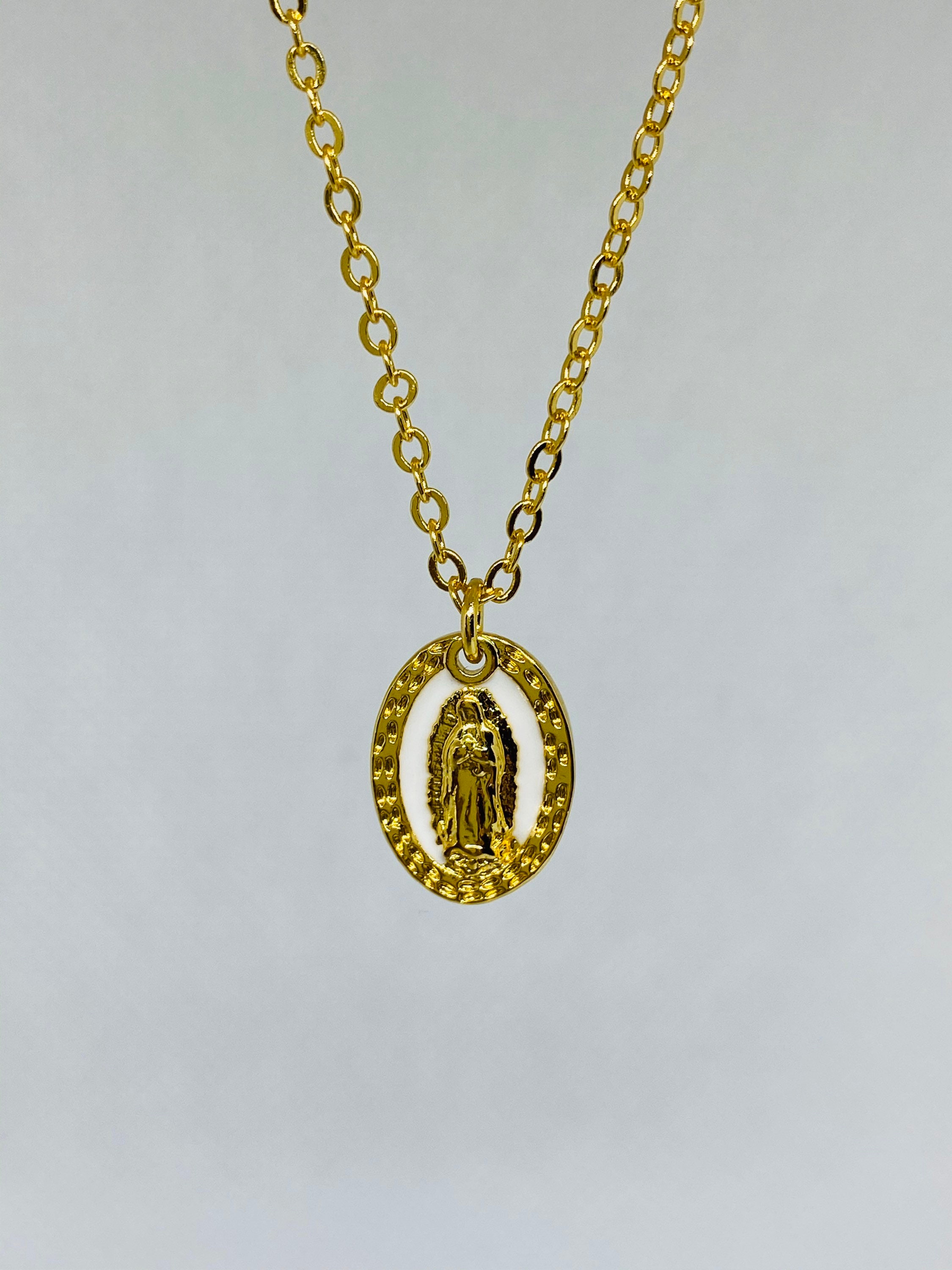 Virgen De Guadalupe in Gold Plated 