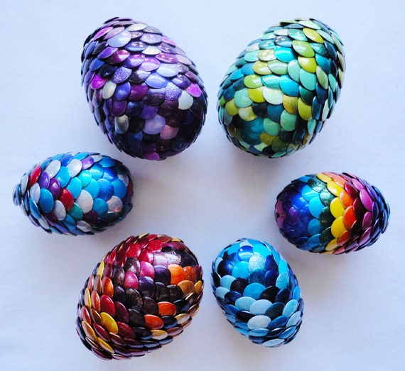 vivid rainbow 401 406 thumb tack dragon eggs etsy