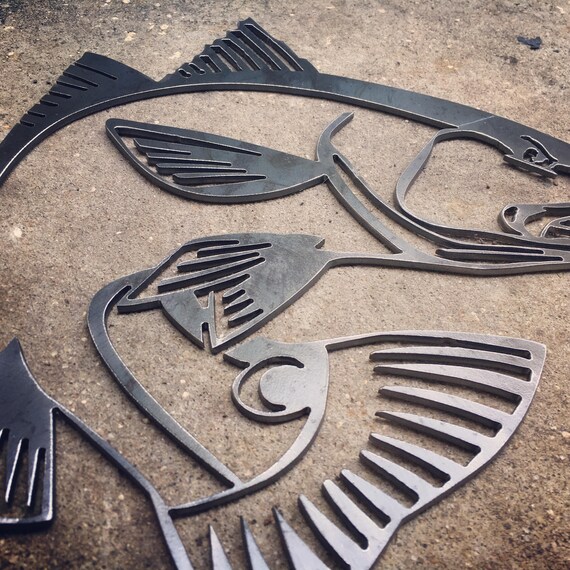 Red Fish Metal Art Wall Decor - Red Fish Wall Art Metal Red Fish Metal Art Wall Decor - Red Fish Wall Art Metal