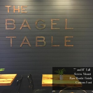 raw 
rustic
weldable
custom sign