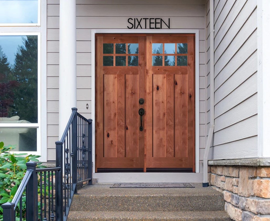 Custom House Numbers Spelled Out House Numbers Metal Etsy