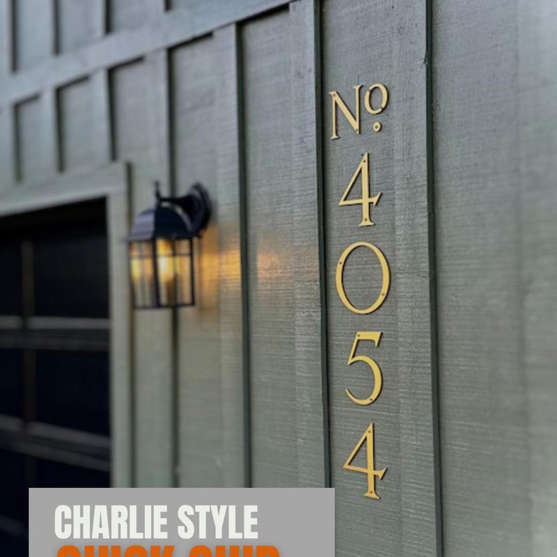 Modern House Letters - Etsy