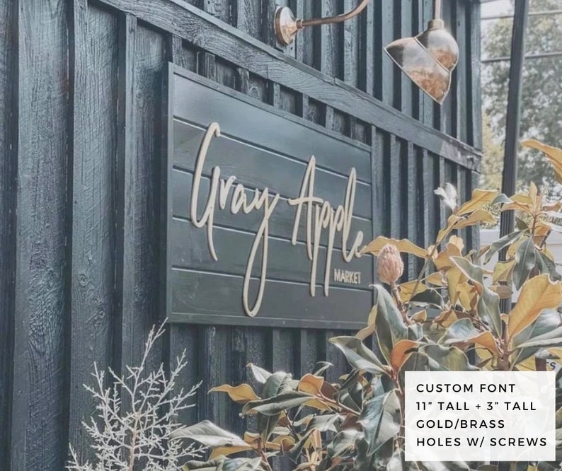 3/16 Thick Steel Outdoor Metal Letters 3 to Etsy