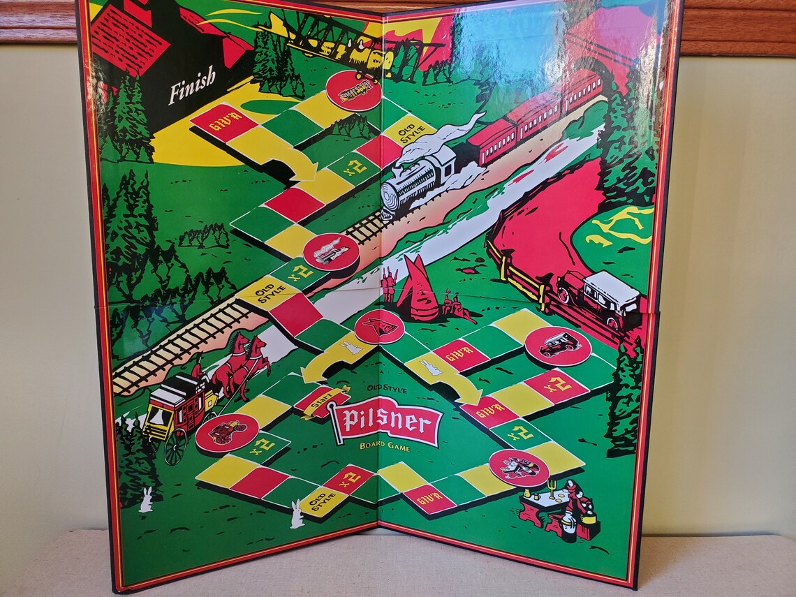 Molson Pilsner Board Game Retro Drinking Game Beer Etsy Canada