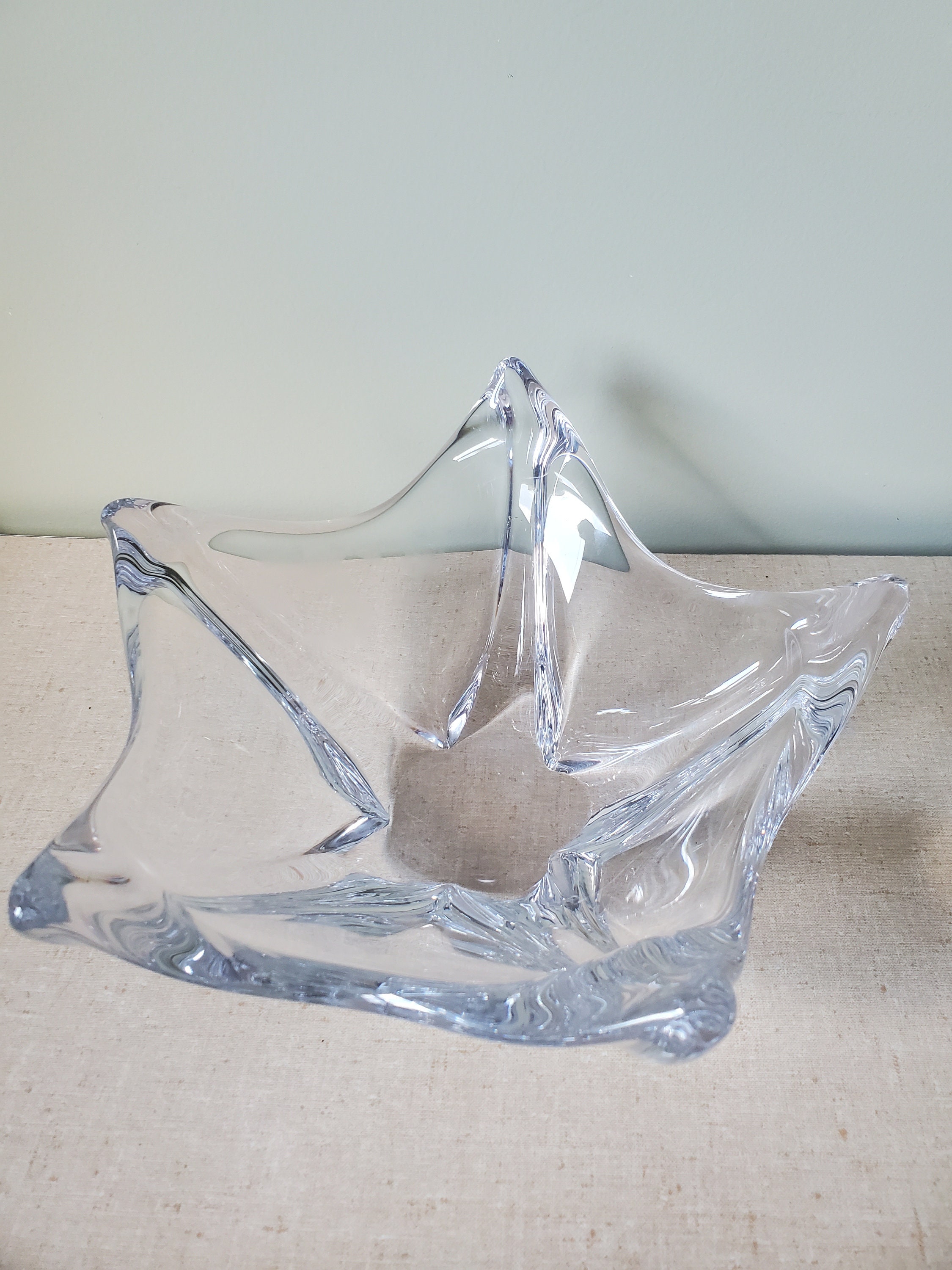 Daum FRANCE イチジク トカゲ 足つき ボウル カップ アールヌーボー