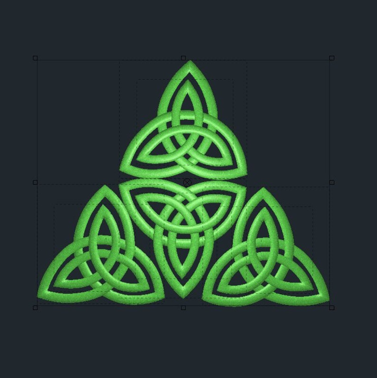 Double Trinity Knot 3 Sizes Etsy