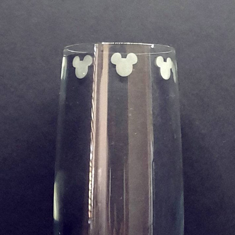 Pair of Disney Champagne Flutes / FREE POSTAGE / Mickey Mouse Etsy