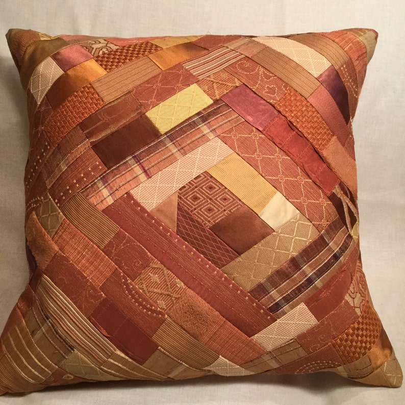 Handmade Log Cabin Pillow Etsy