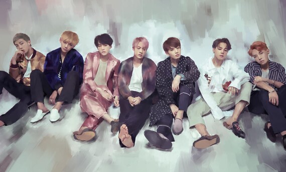 Bts Blood Sweat And Tears Drawing