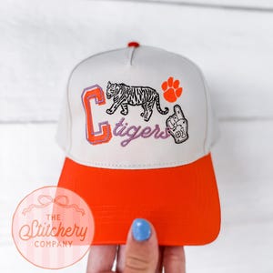 Custom Embroidered CLEMSON Trucker Hat