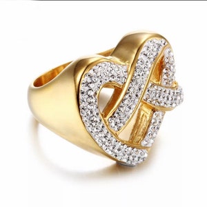 Stainless Steel Heart Ring