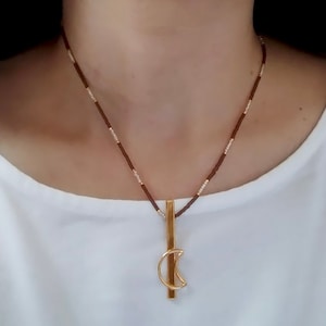 Handmade Miyuki Necklace Set 24k Gold Plated