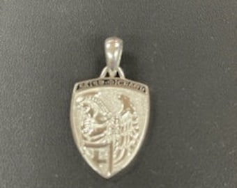 Sterling Silver St. Michael's Pendant