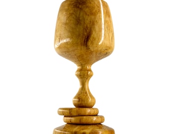 Traditional Irish Wedding Goblet, Handmade Irish Gift, Personalized Irish Wedding Gift, 5 Year Anniversary Gift, Wooden Wedding Gift.