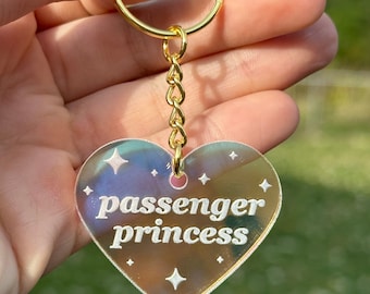 Passenger Princess Iridescent Acrylic Keychain