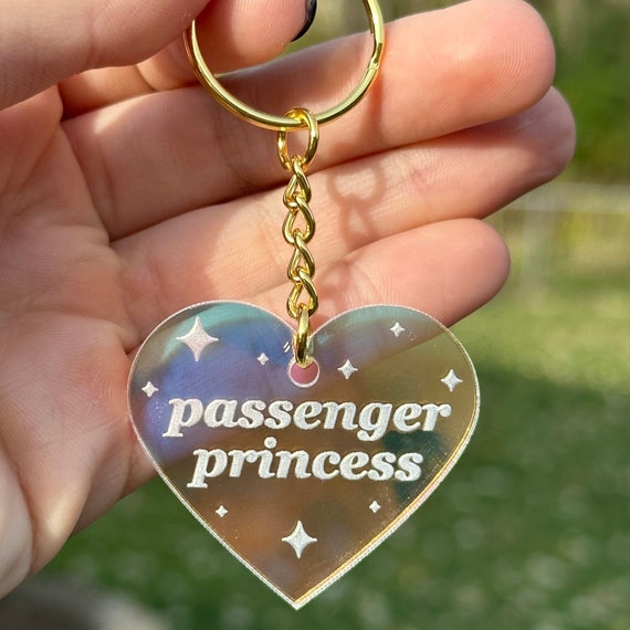 Passenger Princess Iridescent Acrylic Keychain - Etsy