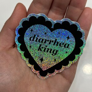 Diarrhea King Pixie Dust Sticker 2.7x2.5