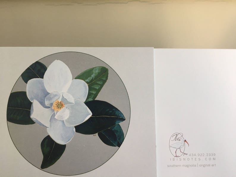 note cards: southern magnolia image 5