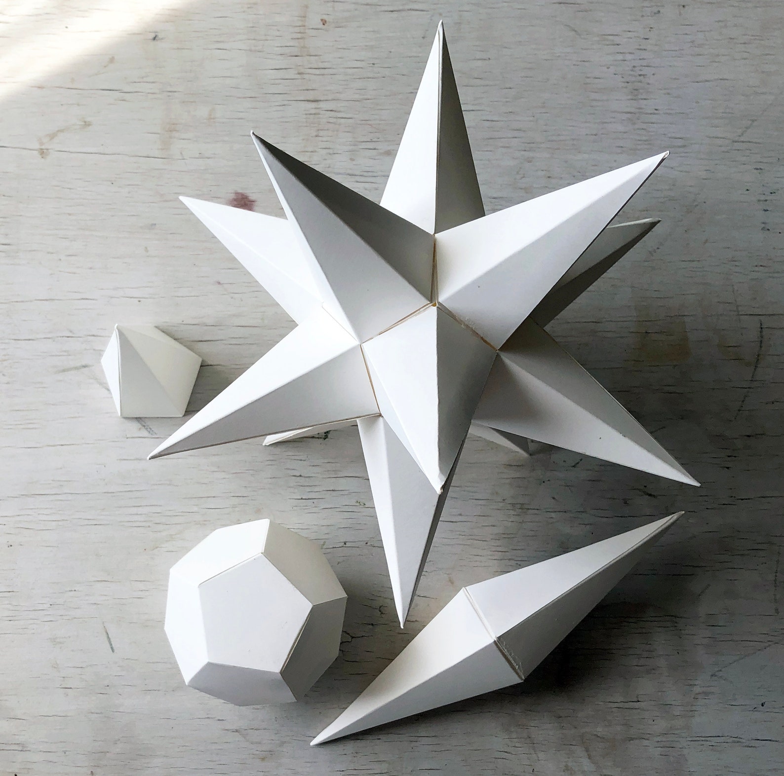 Stellated Dodecahedron Ver 5.1 SVG Digital Template Etsy
