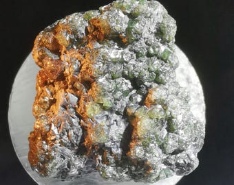 Chrysoberyl var. Alexandrite, Novello Mine Zimbabwe, 20mm length cluster of small alexandrite crystals, two-sided specimen, B3361
