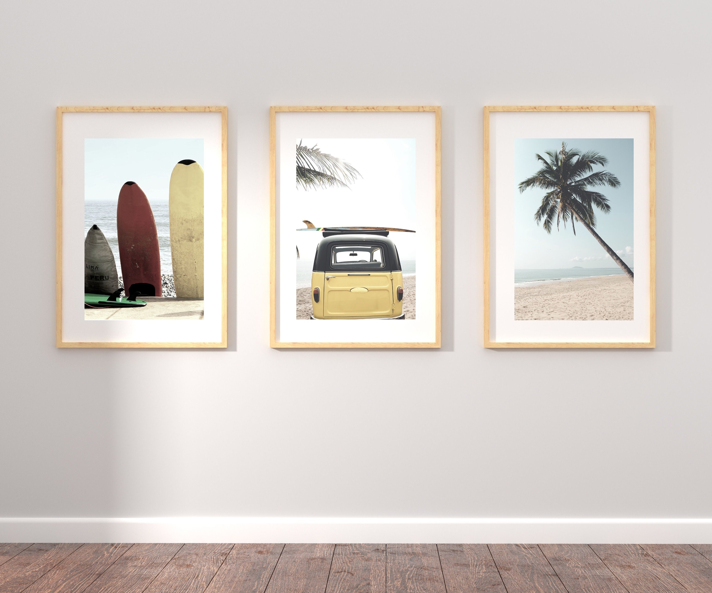 Set of 3 Coastal Beach Digital Prints Instant Download Etsy Singapore
