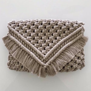 Macrame Clutch Purse Pattern &quot;Charity&quot;