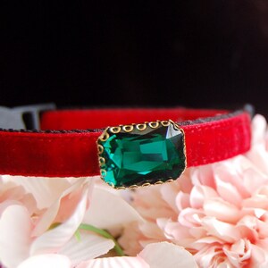 Collar navideño para gatos. Collar rojo para gatos, collar navideño para perros pequeños. Collar para cachorros, collar para gatitos, collar para mascotas, regalo navideño para gatos.