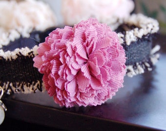 kitten flower collar