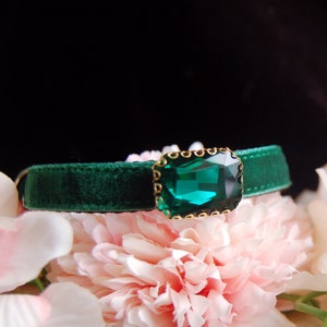 Green cat collar.cute cat collar,small dog Christmas collar, collar. Puppy collar,kitty collar.pet collar, Christmas gift for cat