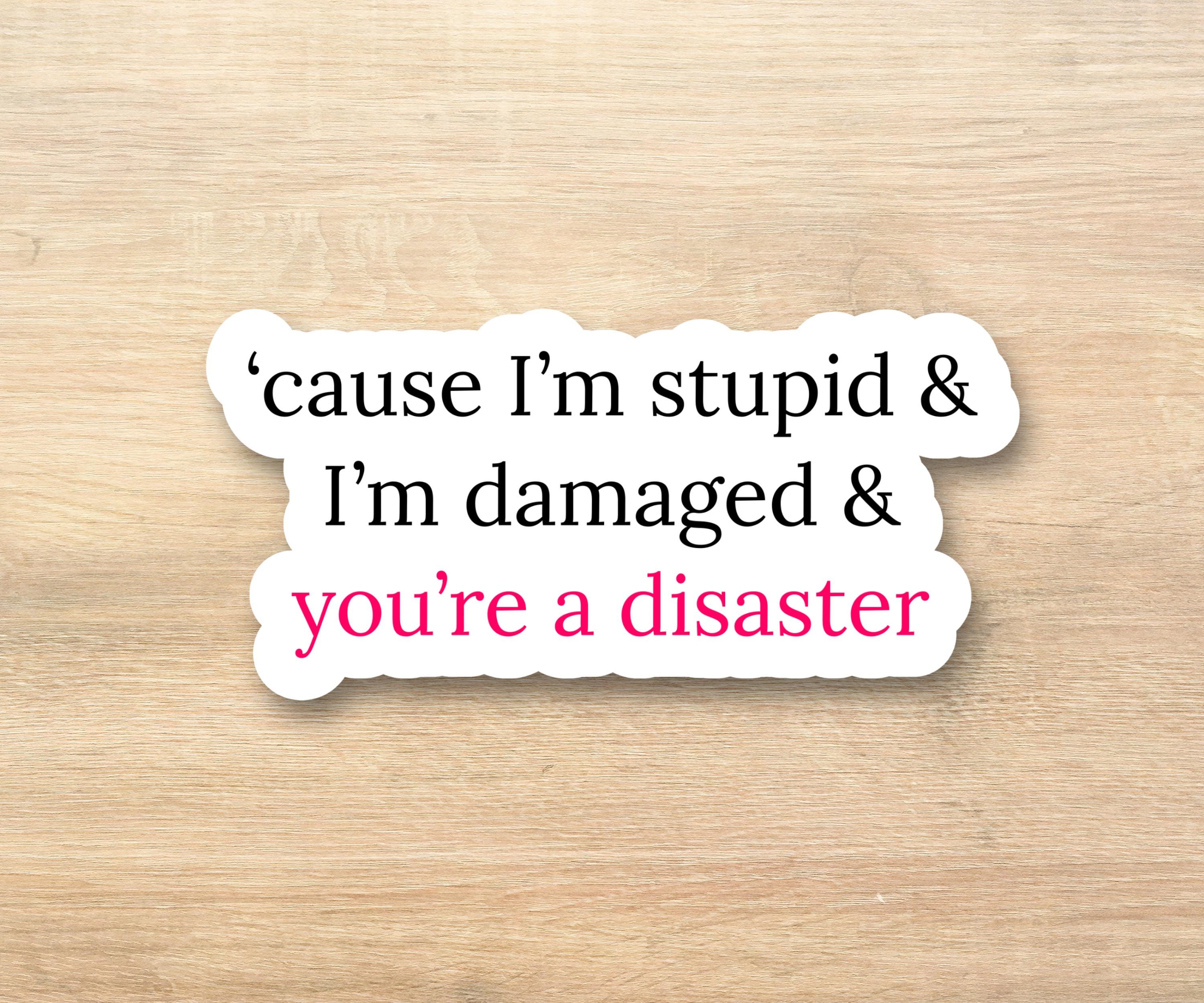 Buckle Sticker, Everybody Scream Lyrics, Florence Inspired, Waterproof ...