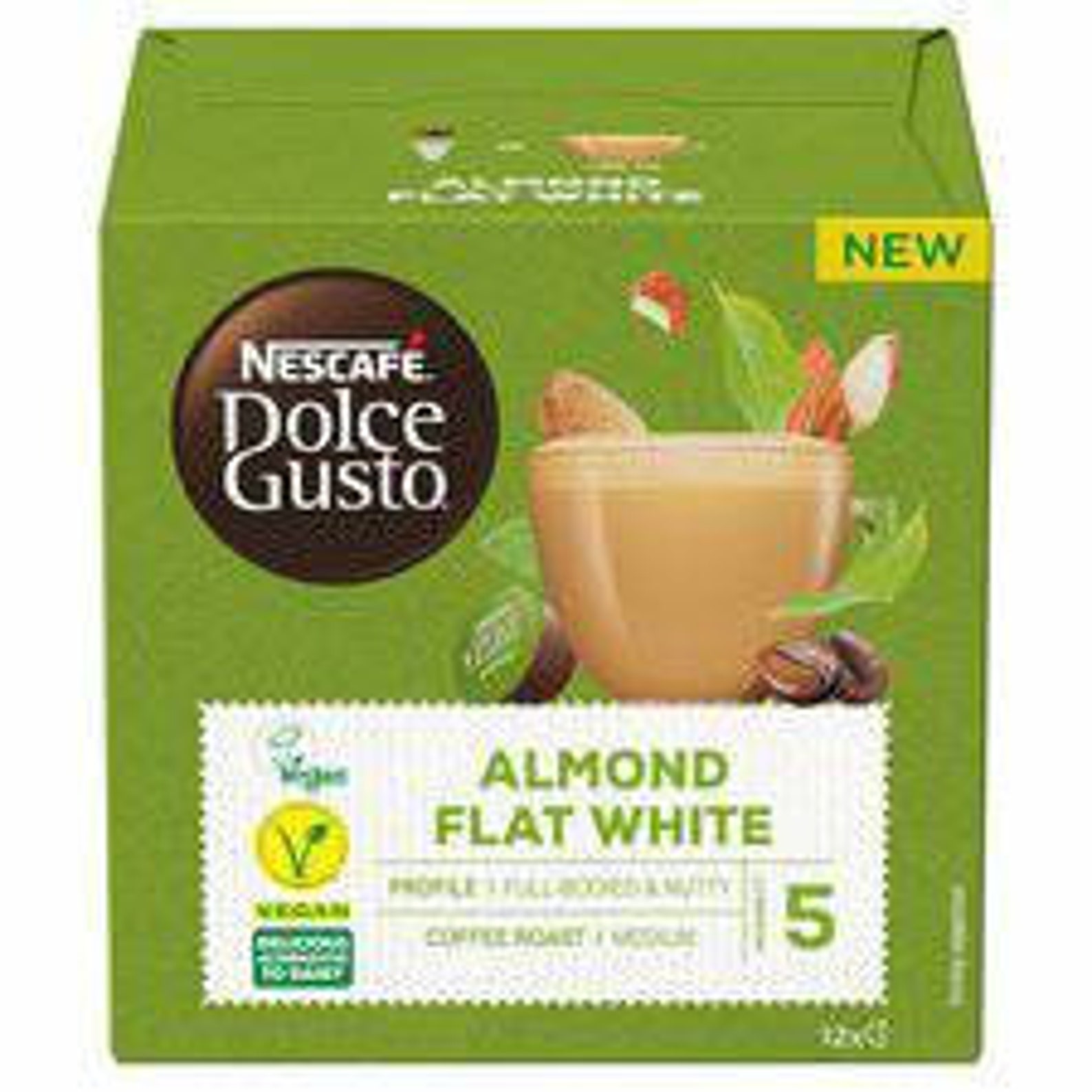 Nescafe Dolce Gusto Almond Flat White Coffee Pods 132g | Etsy