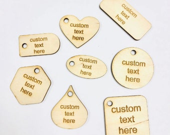 Custom wood tags, Personalized, Wedding,  Baptism, Sympathy, Logo, Marquillas Etiquetas madera para Bautizo, Boda, Propuesta de Padrinos