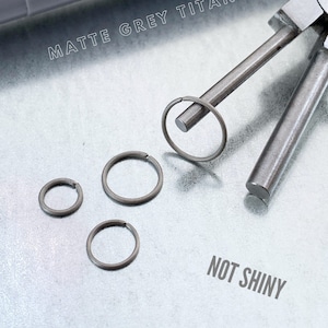 Class X seamless titanium nose ring or cartilage earring, Small micro huggie helix hoop, 20g 18g Grade 1