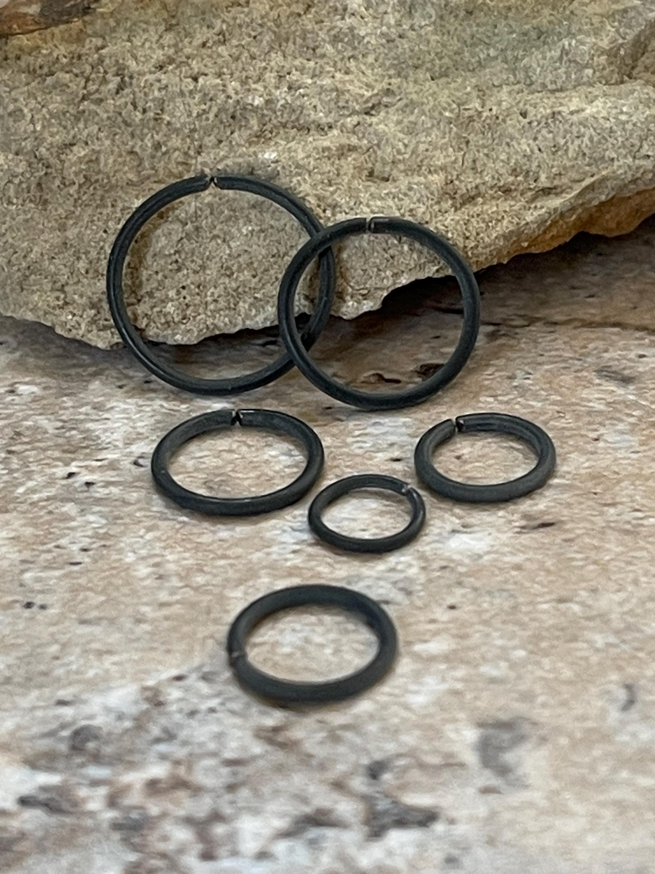 Black Niobium Septum Rings